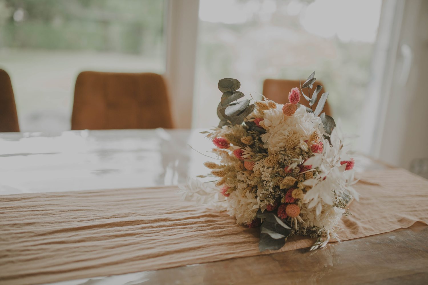 fleurs séchées mariage